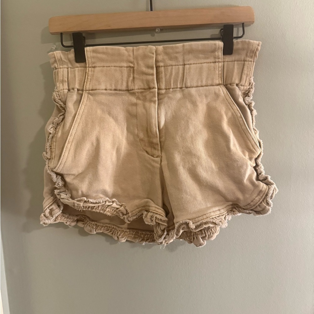 Dear John Cream High Waist Shorts
